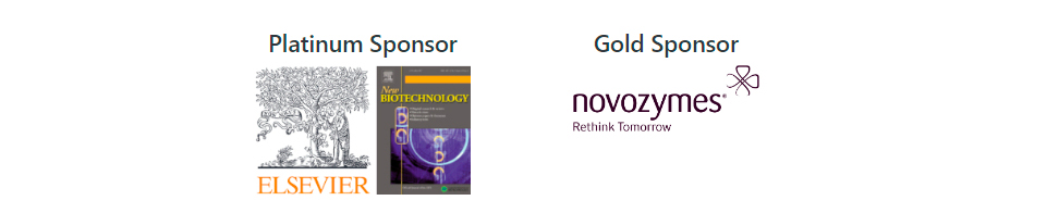 Elsevier, New Biotechnology, Novozymes and GASB logo