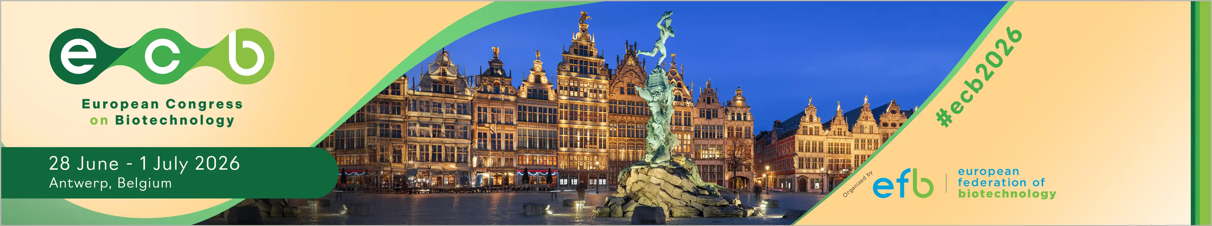 ECB2026 Banner. Stay connected through our social networks!